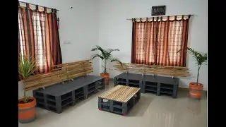 how to make Sofa | pallet sofa DIY | sofa cum bed | Under 3000 INR | By GreyAreaOfLife (GAOL) 