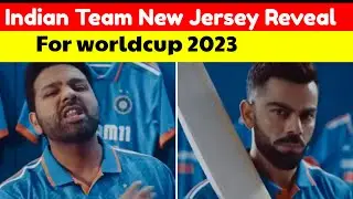 INDIAN TEAM NEW JERSEY REVEAL FOR WORLDCUP 2023|| INDIAN TEAM NEW JERSEY|| @ICC