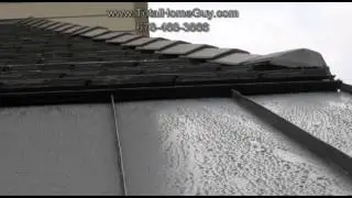 Atlanta home inspector finds a roof leak