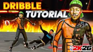 ADVANCED ISO HANDCAM DRIBBLE TUTORIAL IN NBA 2K26! (BASIC SPIN + GLIDE & MORE) BEST DRIBBLE MOVES