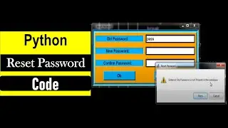Python Code | Reset Password | Python Programming