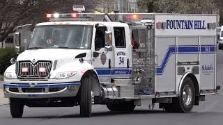 Fountain Hill Fire Company Engine 34 Responding 3/18/24