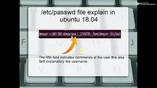 /etc/passwd file explain in linux (ubuntu 18.04 LTS) @ tamil 