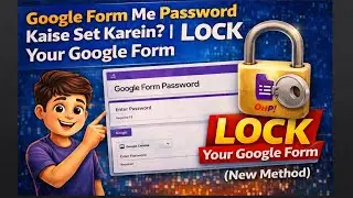 How to set Password in Google Form | Google Form me password kaise set karen