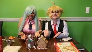 Making Gingerbread Houses with Meliodas and Elizabeth! | Seven Deadly Sins Cosplay!