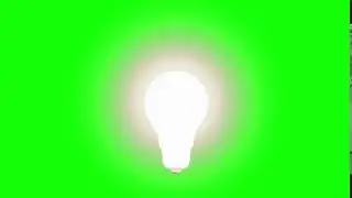 Green Screen Light Bulb Effect