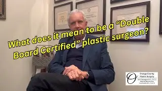 What does it mean to be "Double Board Certified" and why is that important?