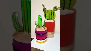 Cactus Plants from Recycled Cans | DIY Projects | Sparky Designs | 