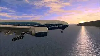 777 landing at LPMA Madeira