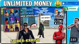FINALLY I UNLOCKED 🔓 ALL SKINS & UNLIMITED MONEY IN | SPIDER FIGHTER HERO 😎 GAME 🎮 |