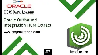 Oracle Outbound Integration HCM Extract | Oracle HCM Extract | Oracle HCM Technical | HCM Training