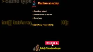 How do you declare an array in Java?