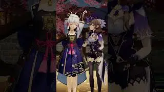 Ayaka and Lisa Gets New Outfit  - STAY dance.  (MMD) Аяка и Лиза новый скин .  Genshin Impact.