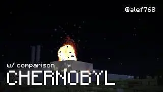Chernobyl Disaster in Minecraft vs in HBO (Half-Life SFX)