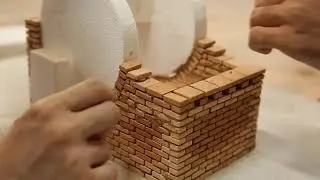 آموزش ساخت سازه حلزونی با خشت های مینیاتوری خشتانه