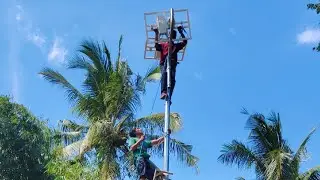 TUTORIAL PEMASANGAN PJUTS PANASONIC || Penerangan Jalan Umum Tenaga Surya