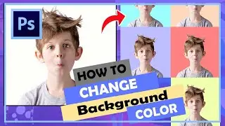 How To Change The Background Color in Photoshop.  | Use it on (Fiverr) for your gig