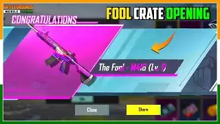 BGMI M416 FOOL CRATE OPENING | FOOL CRATE OPENING IN BGMI | M416 FOOL | TYSON NOOB GAMER
