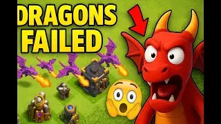 🔥 DRAGONS FAILED MISERABLY in COC! | You Won’t Believe This Attack! 😱 #coc #gaming