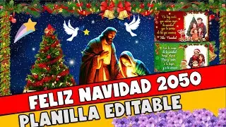 FELIZ NAVIDAD | PLANILLA EDITABLE | POWERPOINT | DESCARGA🔵🔴