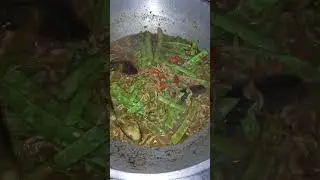 Pinakbet with Koros🦐(Dried small shrimps)