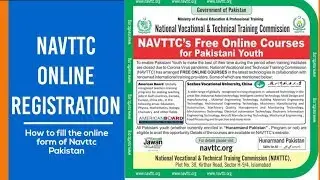 How to Apply in NAVTTC for online course | free online course |