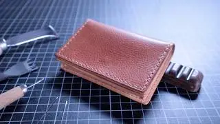 手縫いで仕立てる名刺入れ / Handmade Leather Card Holder