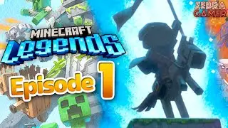 Minecraft Legends Gameplay Walkthrough Part 1 - The Piglins Attack! Saving the Overworld!
