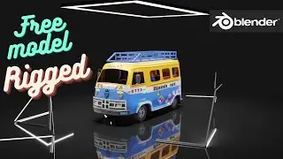 How i modeled and rigged this car in Blender3d