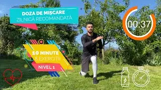 Educatie Fizica și sport | 10 minute | Dezvoltare fizica armonioasa | Clasele 5-8 | Mihai Sura ✔