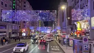 西班牙馬德里聖誕街景實況 Christmas lights in Madrid 2021