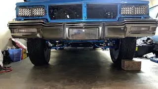 Supercharger Heat exchanger installed on Box Chevy!!!!
