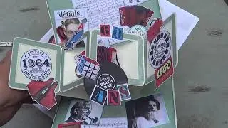 carte pop up twist 60 ans de souvenirs