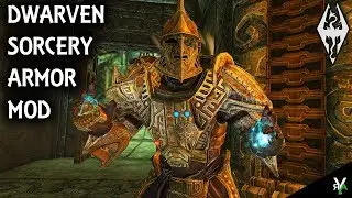 DWARVEN SORCERY ARMOR: Amazing Armor Mod- Xbox Modded Skyrim Mod Showcase
