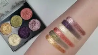 Flower Beauty Jungle Lights Palette Swatches