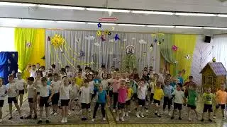 Детский флешмоб старших и подготовительных групп.
