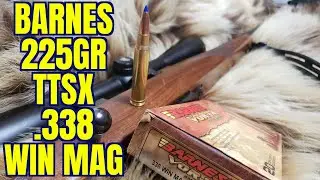 .338 Win Mag Barnes 225gr TTSX  Ruger M77 Review
