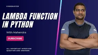 Lambda function in python | Anonymous Function | Hindi | Lambda tutorial