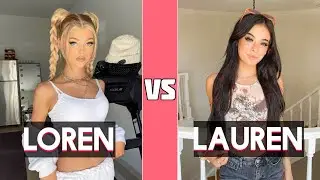 Loren Gray VS Lauren Kettering TikTok Dance Battle