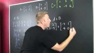 Addition and Subtraction of Matrices