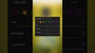yellow Tone Lightroom Tutorial 📸#editing #shorts #youtubeshorts