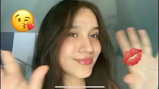 ASMR/ Te doy BESITOS en tu carita 😘❤️