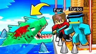 CASA SEGURA vs TIBURONES MUTANTES en Minecraft!