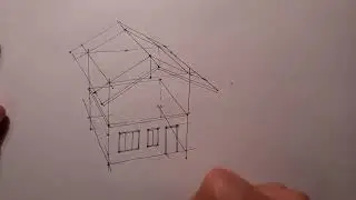 How to draw a house in perspective. Analyzing errors in the description.