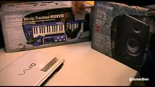 PreSonus AudioBox Music Creation Suite junto a los Eris E4.5 (p1)
