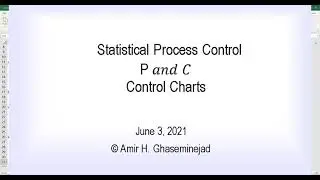 Statistical Process Control P and C Control Charts