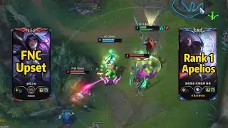 Rank 1 Aphelios VS FNC Upset Kai'Sa on the Super Server!