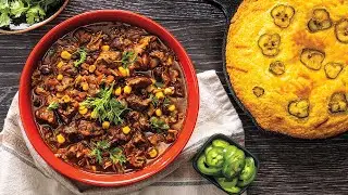 Slow Cooker Mexican Beef and Corn Chili