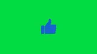 FREE LIKE BUTTON GREEN SCREEN