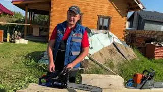 Тест-драйв бензопилы ZimAni MS-361 и Нева SB 256